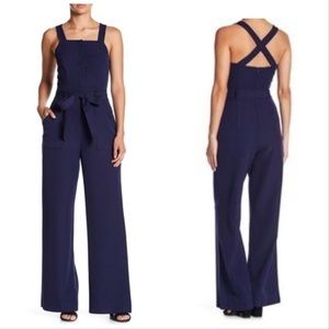 FINAL🚨DONATING SOON‼️ Adelyn Rae Navy Cross Back Jumpsuit